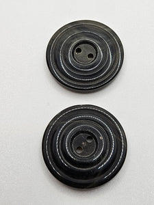 1940s Black Buttons