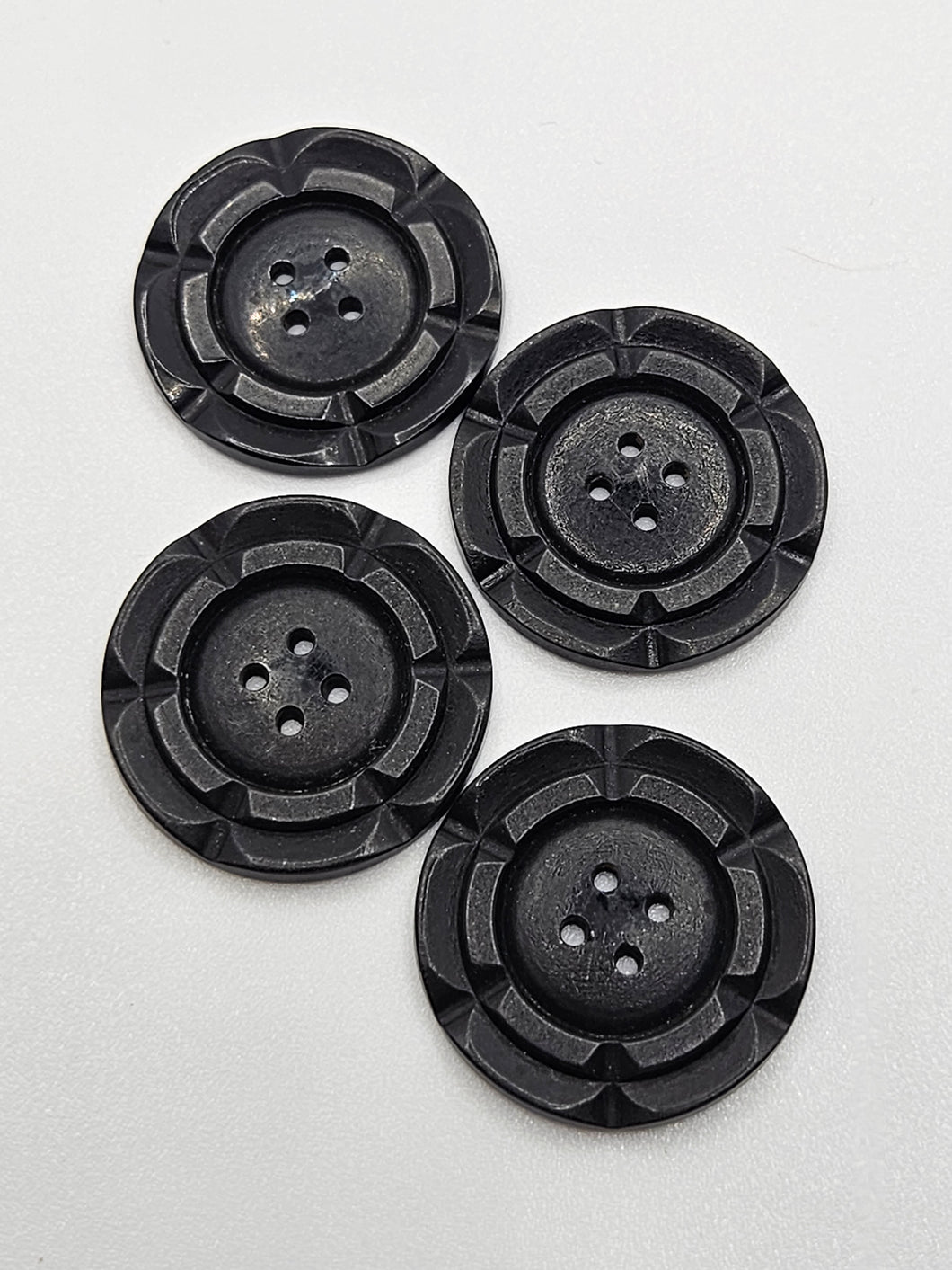 1940s Black Buttons