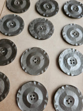 Load image into Gallery viewer, 1940s Deadstock Pearly Grey Marbled Buttons
