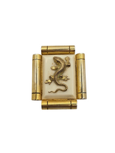 Load image into Gallery viewer, 1930s Rare Deco Jean Painleve Lizard Brooch and Bracelet Set

