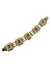 Load image into Gallery viewer, 1930s Rare Deco Jean Painleve Lizard Brooch and Bracelet Set
