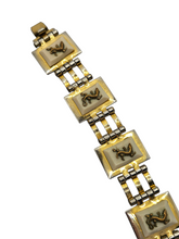 Load image into Gallery viewer, 1930s Rare Deco Jean Painleve Lizard Brooch and Bracelet Set

