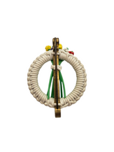 Load image into Gallery viewer, 1940s Make Do and Mend Multicoloured Wirework Brooch
