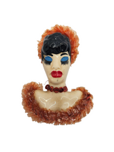 Load image into Gallery viewer, 1940s RARE Elzac Sequin Victims Of Fashion Brooch Set
