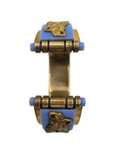 Load image into Gallery viewer, 1930s Art Deco Incredibly Rare Jean Painleve Blue Mermaid Cuff Bangle
