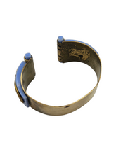 Load image into Gallery viewer, 1930s Art Deco Incredibly Rare Jean Painleve Blue Mermaid Cuff Bangle
