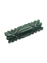 Load image into Gallery viewer, 1940s Green Bakelite Bar Brooch
