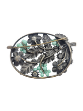 Load image into Gallery viewer, 1930s Czech Neiger Brothers? Mint Green Brooch
