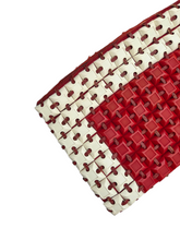 Load image into Gallery viewer, 1940s Rare Red and White Plasticflex Clutch Bag
