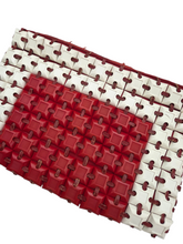 Load image into Gallery viewer, 1940s Rare Red and White Plasticflex Clutch Bag
