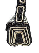 Load image into Gallery viewer, 1940s Black and White Telephone Cord Box Bag
