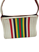 Load image into Gallery viewer, 1940s Rare Multicoloured Plasticoil Flat Telephone Cord Bag

