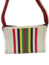 Load image into Gallery viewer, 1940s Rare Multicoloured Plasticoil Flat Telephone Cord Bag

