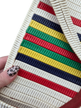 Load image into Gallery viewer, 1940s Rare Multicoloured Plasticoil Flat Telephone Cord Bag
