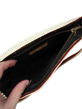 Load image into Gallery viewer, 1940s Rare Multicoloured Plasticoil Flat Telephone Cord Bag
