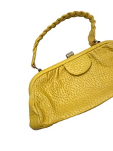 Load image into Gallery viewer, 1940s Acid Yellow Leather Bag
