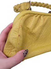 Load image into Gallery viewer, 1940s Acid Yellow Leather Bag
