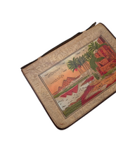 Load image into Gallery viewer, 1940s Orange/Beige Egyptian Tourist Bag
