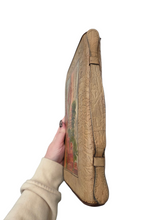 Load image into Gallery viewer, 1940s Orange/Beige Egyptian Tourist Bag
