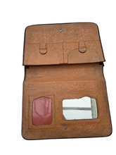 Load image into Gallery viewer, 1940s Orange/Beige Egyptian Tourist Bag

