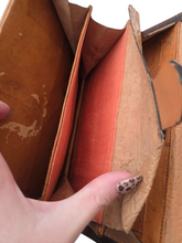 Load image into Gallery viewer, 1940s Orange/Beige Egyptian Tourist Bag
