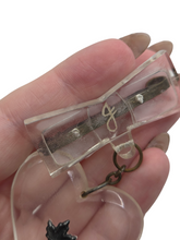 Load image into Gallery viewer, 1940s World War Two Canadian J Lucite Heart Brooch
