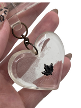 Load image into Gallery viewer, 1940s World War Two Canadian J Lucite Heart Brooch
