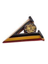 Load image into Gallery viewer, 1940s World War Two Extremely RARE Layered Bakelite Victory Brooch
