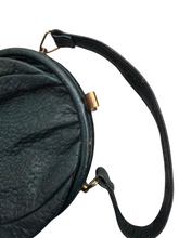 Load image into Gallery viewer, 1940s Dark Green Leather Bag
