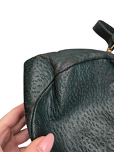 Load image into Gallery viewer, 1940s Dark Green Leather Bag
