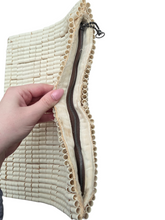 Load image into Gallery viewer, 1940s Rare Cream Tube Plasticflex Clutch Bag
