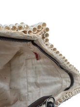 Load image into Gallery viewer, 1940s Rare Cream Tube Plasticflex Clutch Bag
