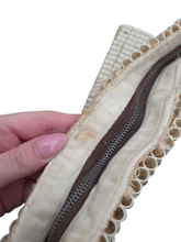 Load image into Gallery viewer, 1940s Rare Cream Tube Plasticflex Clutch Bag
