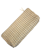 Load image into Gallery viewer, 1940s Rare Pale Yellow and Cream Plasticflex Clutch Bag
