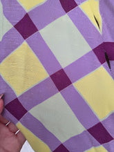 Load image into Gallery viewer, 1940s Purple, Yellow and Green Plaid Summer Suit
