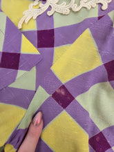 Load image into Gallery viewer, 1940s Purple, Yellow and Green Plaid Summer Suit
