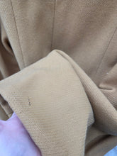 Load image into Gallery viewer, 1940s Dark Yellow Wool Swing Coat
