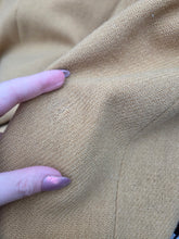 Load image into Gallery viewer, 1940s Dark Yellow Wool Swing Coat
