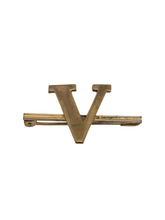 Load image into Gallery viewer, 1940s World War Two V Victory Brooch
