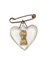 Load image into Gallery viewer, 1940s World War Two RAC Lucite Sweetheart Brooch
