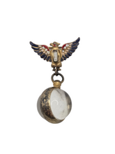 Load image into Gallery viewer, 1940s World War Two US Eagle Photo Drop Brooch
