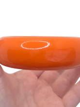 Load image into Gallery viewer, 1940s Chunky Bright Orange Bakelite Bangle
