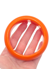 Load image into Gallery viewer, 1940s Chunky Bright Orange Bakelite Bangle
