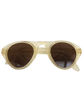 Load image into Gallery viewer, 1940s Bright Yellow Celluloid Sunglasses
