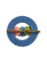 Load image into Gallery viewer, 1940s Large Blue Make Do and Mend Wirework Brooch
