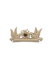Load image into Gallery viewer, 1940s Carved Edelweiss Dove Brooch
