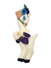 Load image into Gallery viewer, 1940s Rare Elzac Ceramic Pony Brooch
