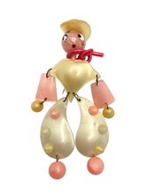 Load image into Gallery viewer, 1940s Coro Cowboy Nylon Brooch
