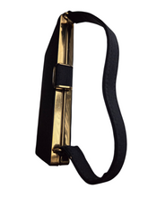Load image into Gallery viewer, 1940s Small Black Grosgrain Box Bag
