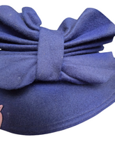 Load image into Gallery viewer, 1940s Bright Colbalt Blue Felt Hat
